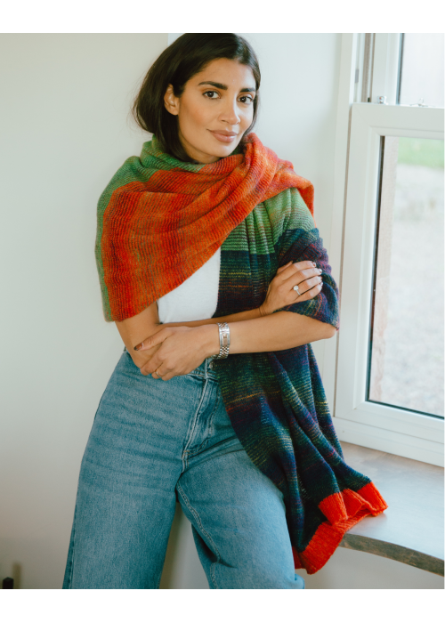 ERIBÉ | Treeline Wide Wrap | Bella Rose